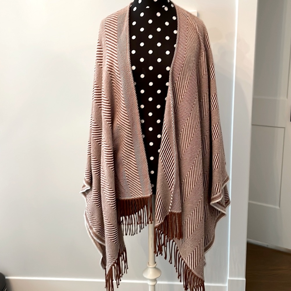 Fall sweater poncho